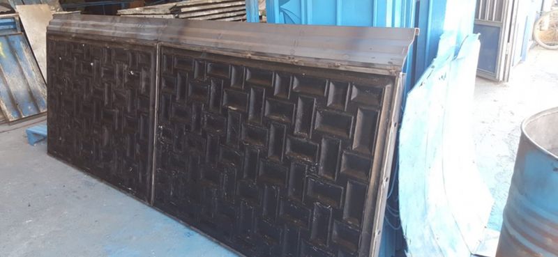 Domino Desenli Beton Duvar