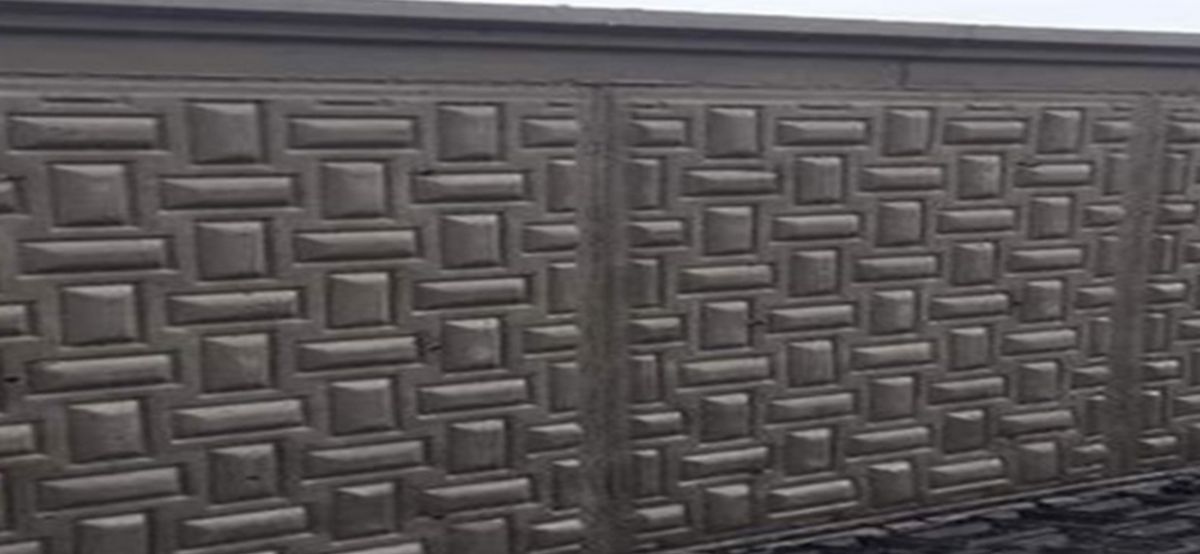 Domino Desenli Beton Duvar
